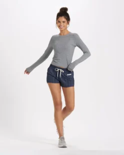 Clementine Short | Ink Shibori Grid -Vuori Clothing Store VW304ISG 3 fcc3b307 db24 4192 844d 9ca5e854829d