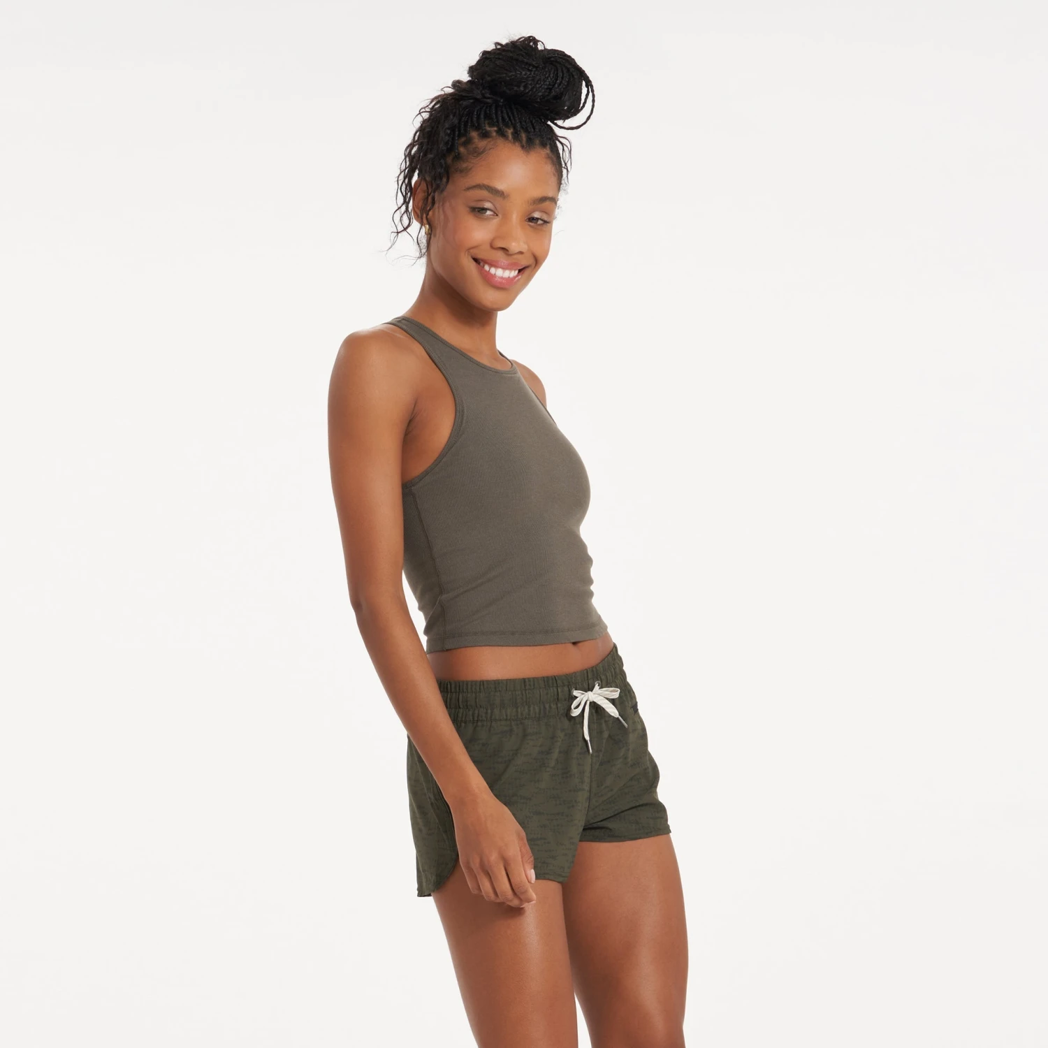 Pose Plyo Tank | Oregano Heather 2 Pose Plyo Tank | Oregano Heather - Image 2