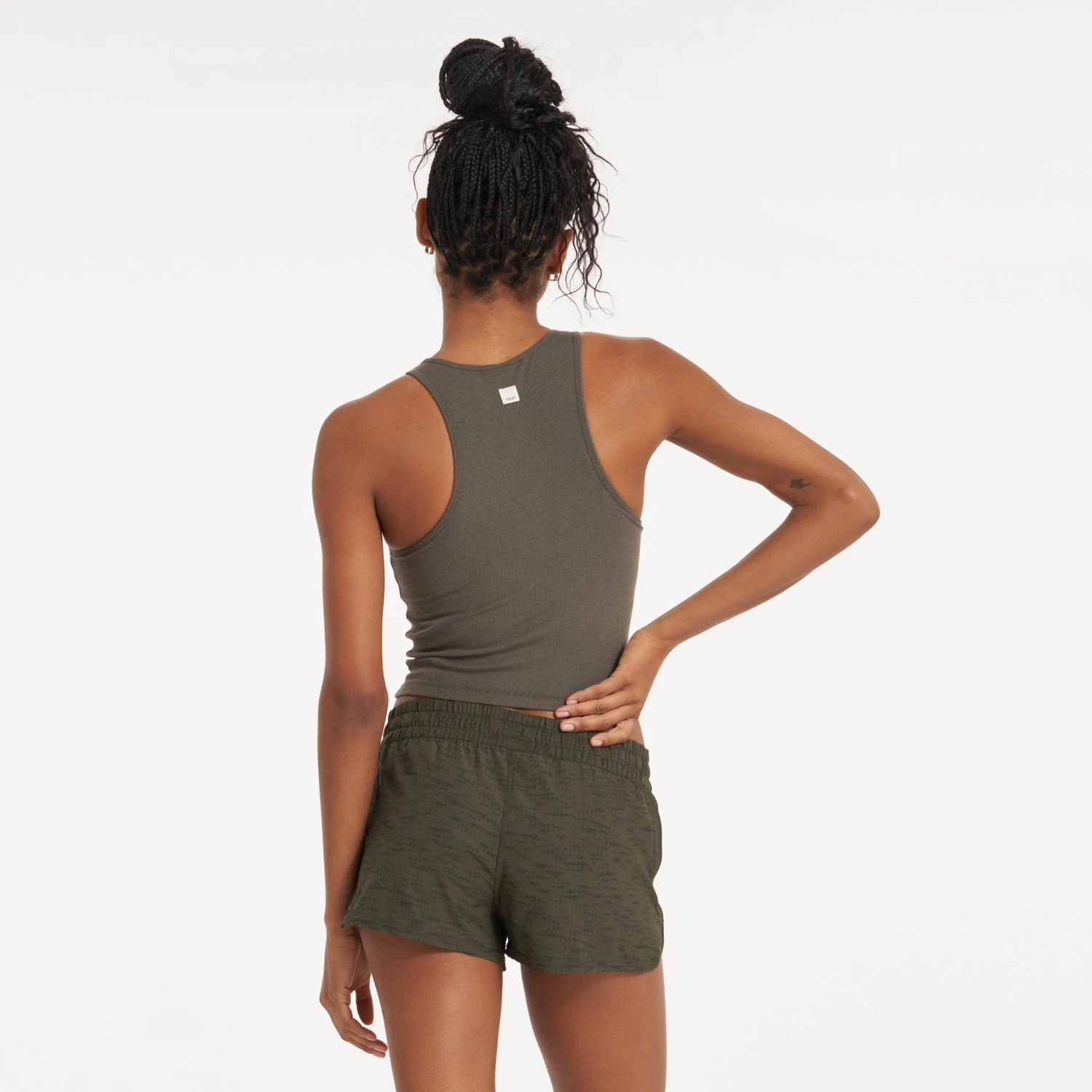 Pose Plyo Tank | Oregano Heather 4 Pose Plyo Tank | Oregano Heather - Image 4