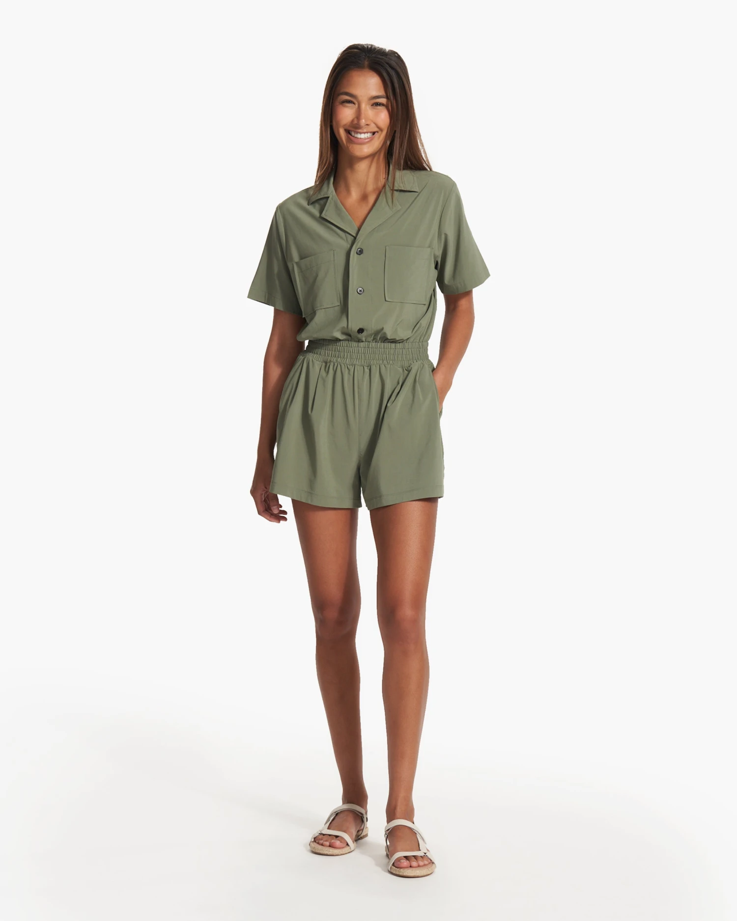 Villa Romper | Pistachio 1 Villa Romper | Pistachio