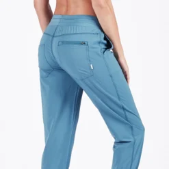 Summits Woven Jogger | Tide -Vuori Clothing Store VW324TID DETAIL