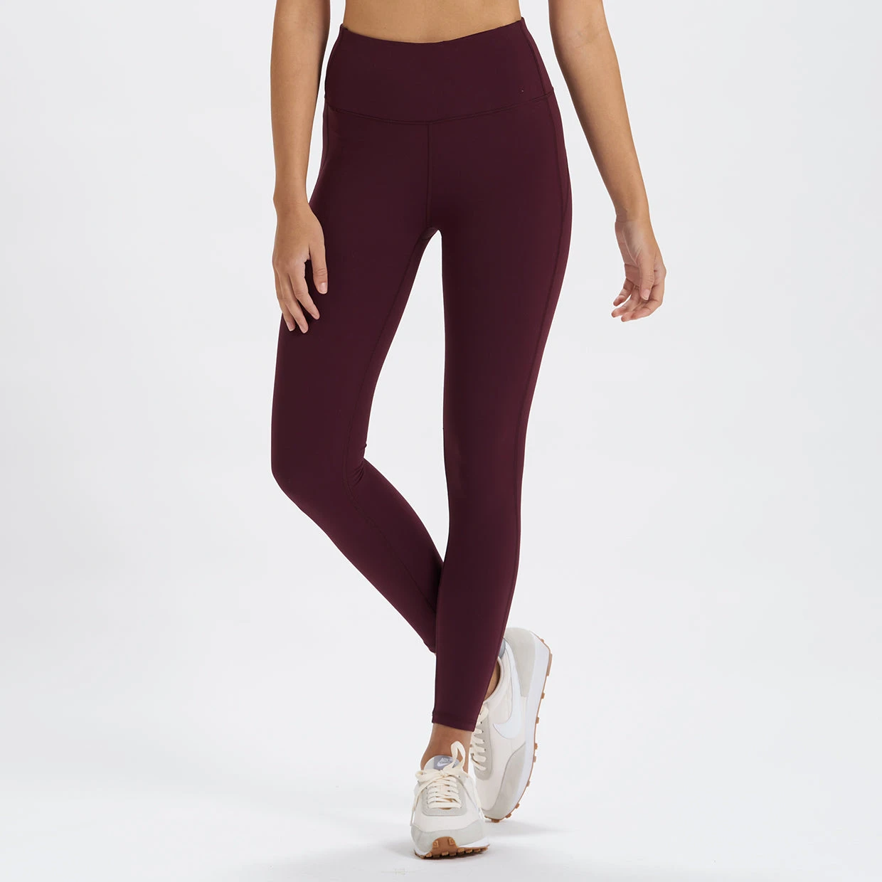 Pace High Rise Legging | Cerise 1 Pace High Rise Legging | Cerise