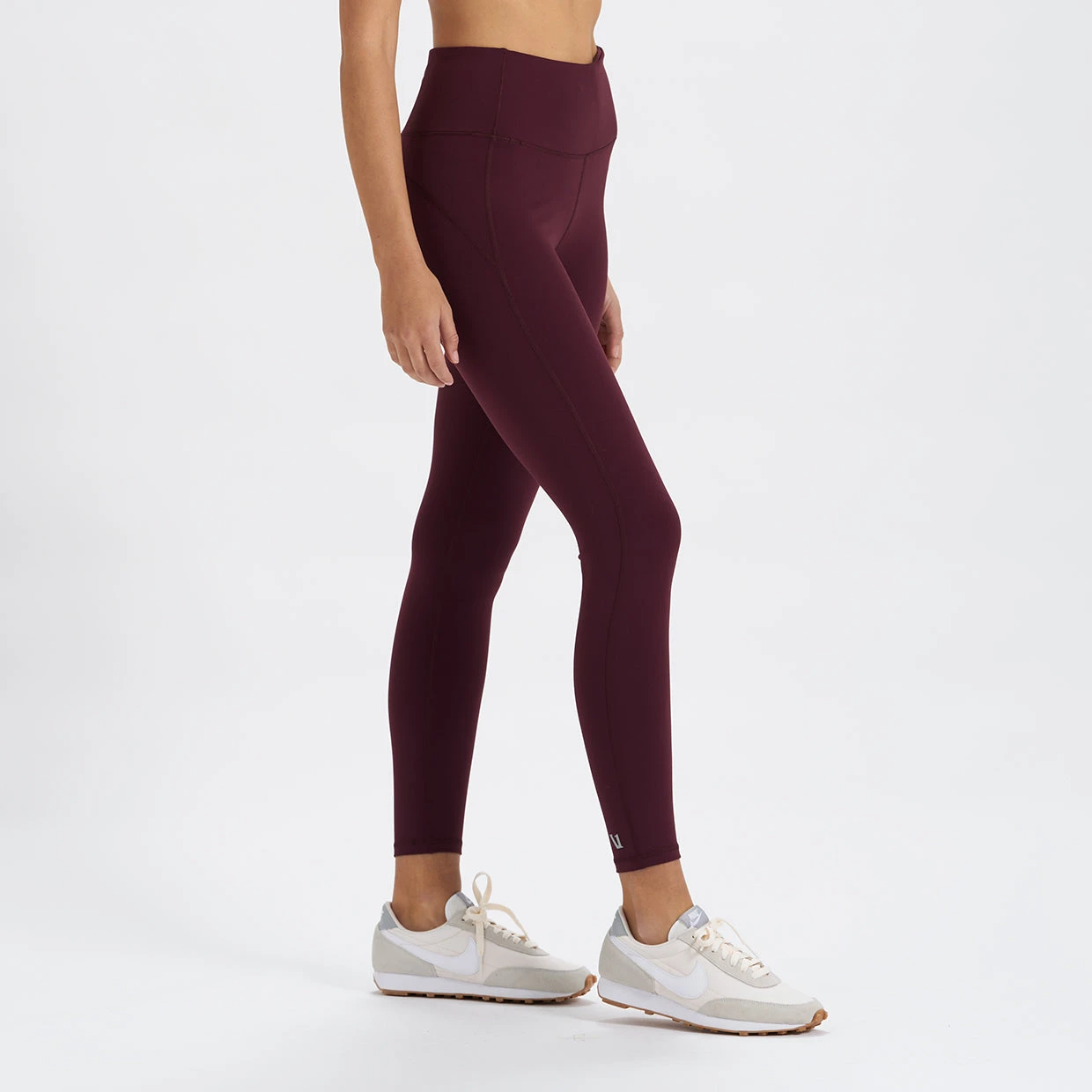 Pace High Rise Legging | Cerise 2 Pace High Rise Legging | Cerise - Image 2