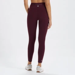 Pace High Rise Legging | Cerise 6 Pace High Rise Legging | Cerise -Vuori Clothing Store VW329CER 3