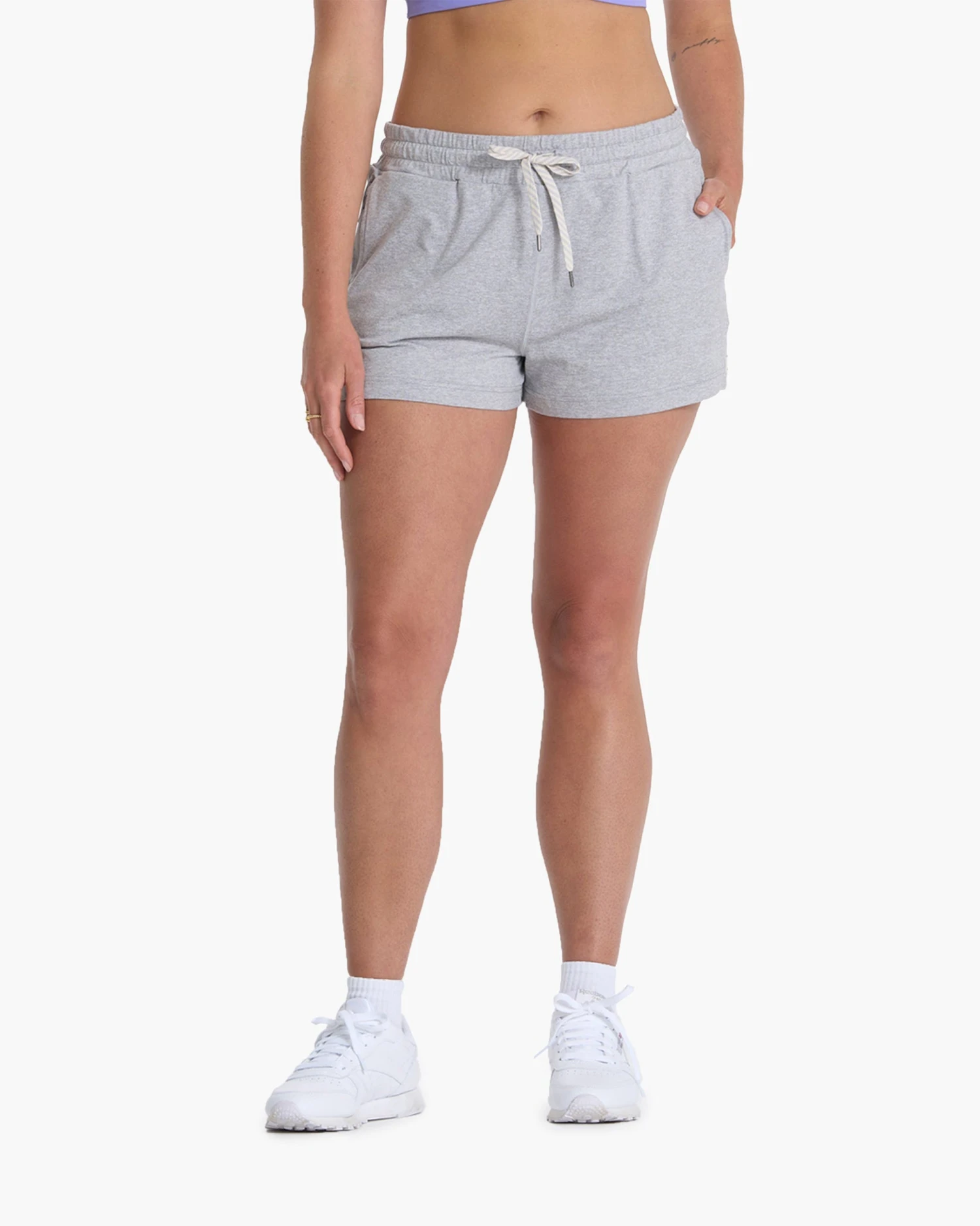 Halo Performance Short | Pale Grey Heather 1 Halo Performance Short | Pale Grey Heather