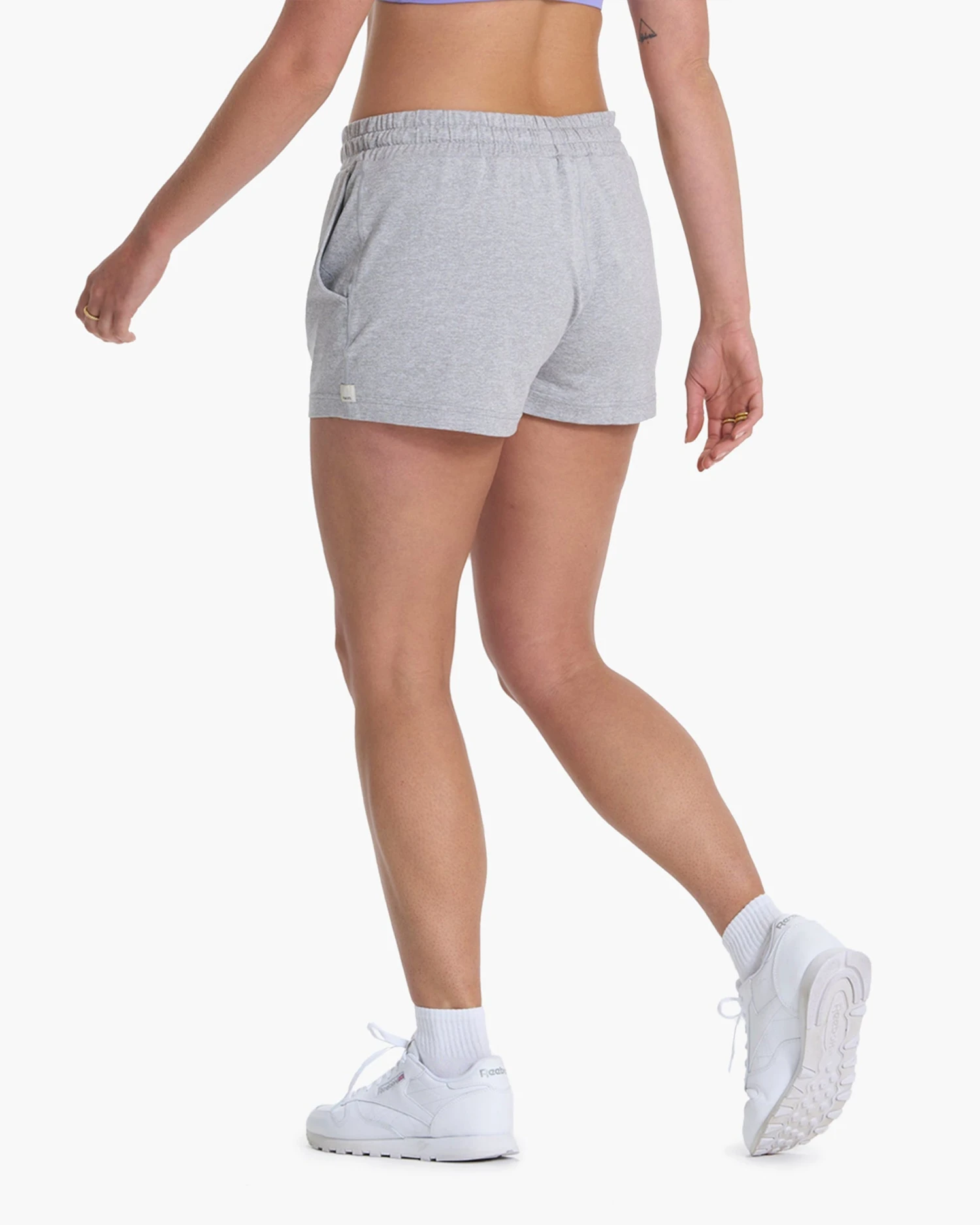 Halo Performance Short | Pale Grey Heather 2 Halo Performance Short | Pale Grey Heather - Image 2