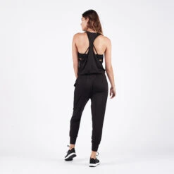 Luna Jumpsuit | Black -Vuori Clothing Store VW340BLK 3