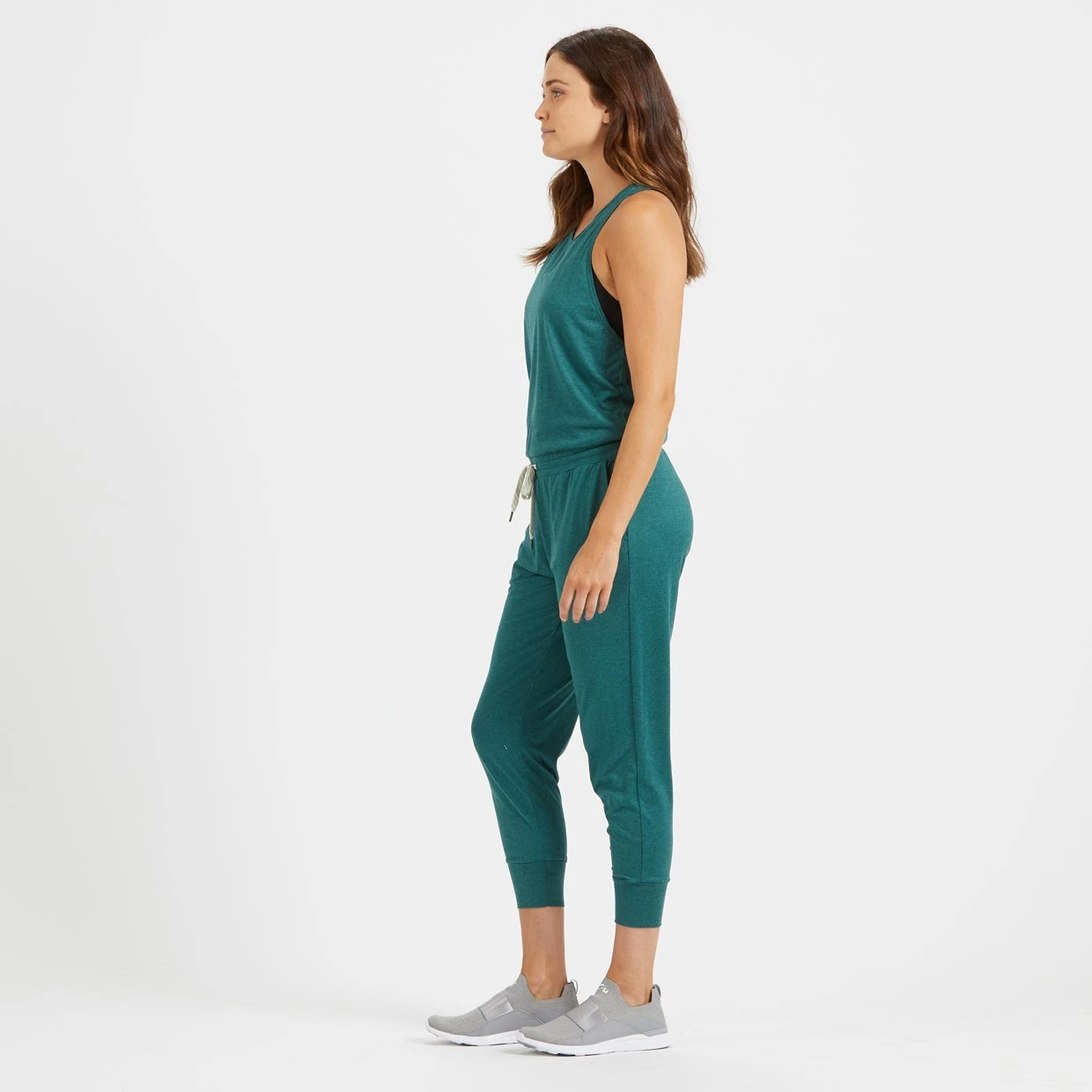 Luna Jumpsuit | Palm Heather 2 Luna Jumpsuit | Palm Heather - Image 2