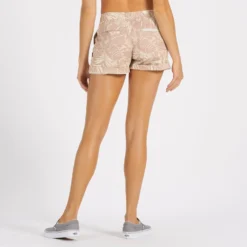 Womens Ripstop Short | Pink Salt Rainforest -Vuori Clothing Store VW364PRF 3