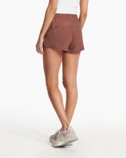 Dash Short | Hazelnut -Vuori Clothing Store VW367HZN FA23 W ECOMM SHORTS BACK BOTTOMS 7