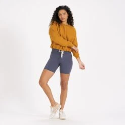 Rib Studio Short | Azure -Vuori Clothing Store VW376AZR 4 c06d5153 7f14 48db 9a83 9af40ac92ab0