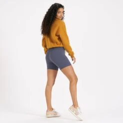 Rib Studio Short | Azure -Vuori Clothing Store VW376AZR 5 a5f86370 75ef 42ab 97da c96680dcee23