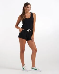 Torrey Romper | Black -Vuori Clothing Store VW382BLK 4128