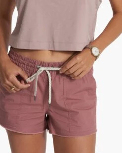 Vintage Ripstop Short | Marsala -Vuori Clothing Store VW385MAR SP23 W ECOMM SHORTS 2036 DETAIL 1x1 2c239c14 6d8c 440a a8ad e764cdd5380f