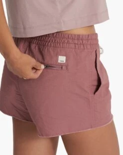 Vintage Ripstop Short | Marsala -Vuori Clothing Store VW385MAR SP23 W ECOMM SHORTS 2044 DETAIL 1x1 bbae1e6c 4ebb 4464 b01d 49866074cb3f