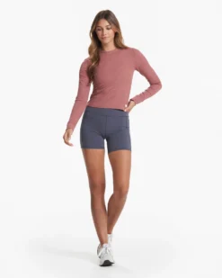 Studio Pocket Short | Azure -Vuori Clothing Store VW390AZR 01487