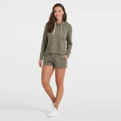 Halo Essential Hoodie | Light Oregano Heather -Vuori Clothing Store VW399HLO 4822