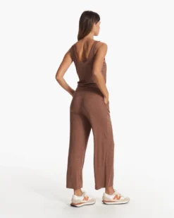 Falls Jumpsuit | Almond Heather -Vuori Clothing Store VW4004HAD FA23 W ECOMM PANTS BACK BOTTOMS 4 4961989a 6a42 4aca 92e9 78332d21dfd5