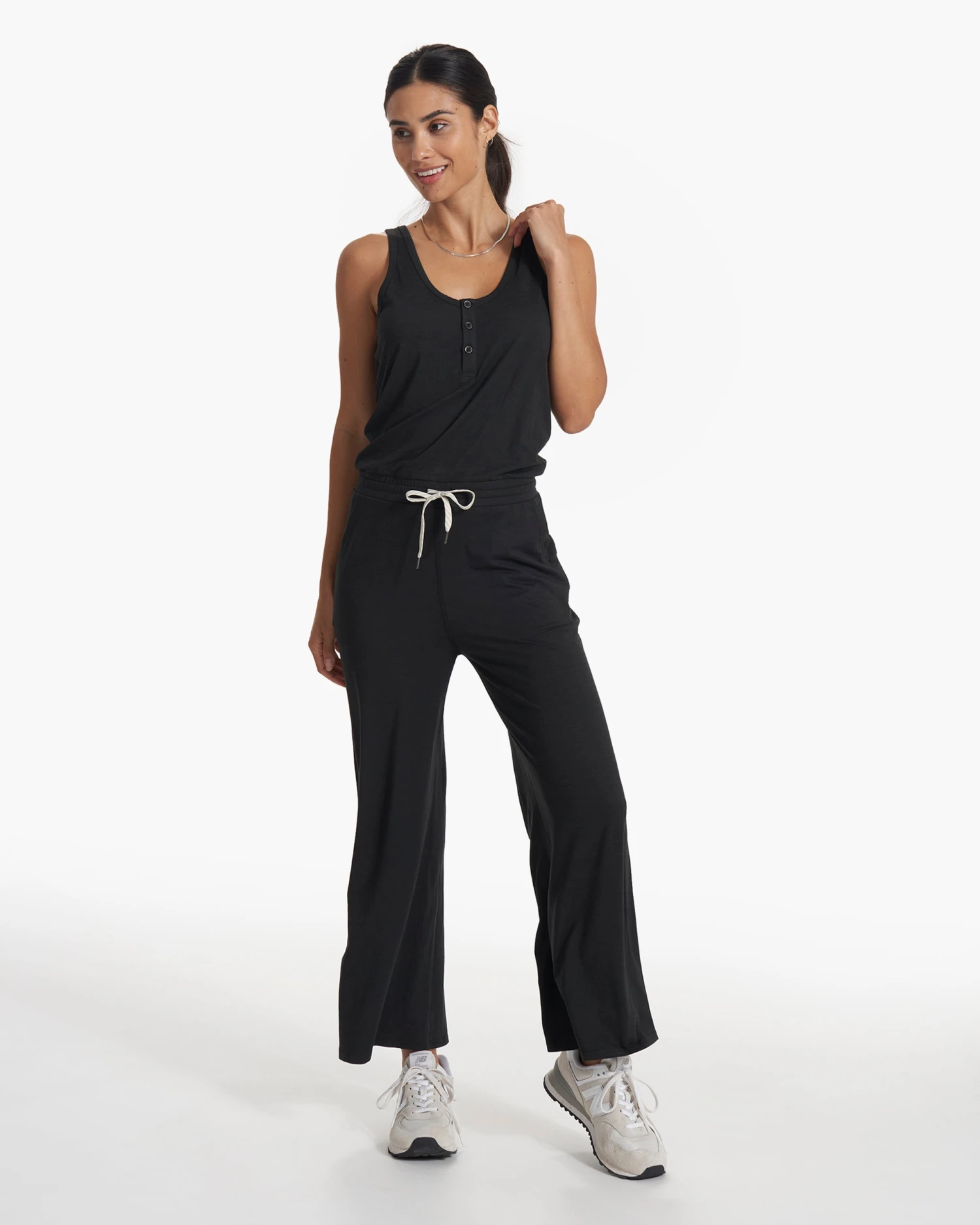 Falls Jumpsuit | Black Heather 1 Falls Jumpsuit | Black Heather