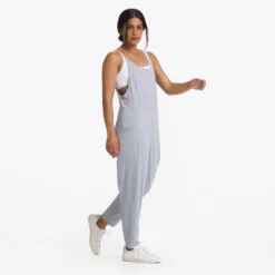 Breezy Jumpsuit | Pale Grey Heather -Vuori Clothing Store VW4006PHG 4585