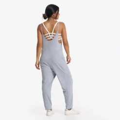 Breezy Jumpsuit | Pale Grey Heather -Vuori Clothing Store VW4006PHG 4593