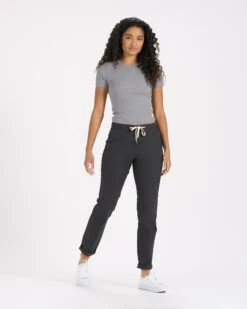 Womens Ripstop Pant - Long | Charcoal -Vuori Clothing Store VW401 LCCL 5