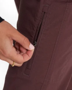 Womens Ripstop Pant - Long | Chestnut -Vuori Clothing Store VW401 LCHN 00070