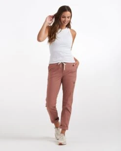 Womens Ripstop Pant - Long | Light Terracotta 11 Womens Ripstop Pant - Long | Light Terracotta -Vuori Clothing Store VW401 LLTT 1345
