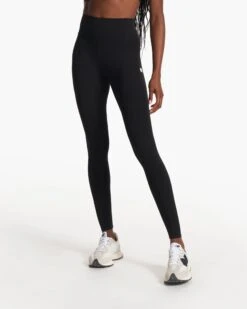 Vuori AllTheFeels™ Legging - Long | Black 11 Vuori AllTheFeels™ Legging - Long | Black -Vuori Clothing Store VW4018 LBLK FA23 W ECOMM PANTS FRONT ALT BOTTOMS 4