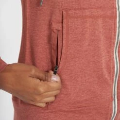 Halo Performance Hoodie | Cinnamon Heather -Vuori Clothing Store VW401CCL 0814