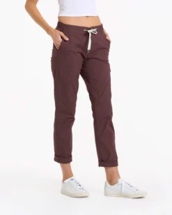 Womens Ripstop Pant | Chestnut 13 Womens Ripstop Pant | Chestnut -Vuori Clothing Store VW401CHN 04788