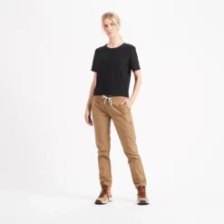 Womens Ripstop Pant | Khaki -Vuori Clothing Store VW401KHK 4