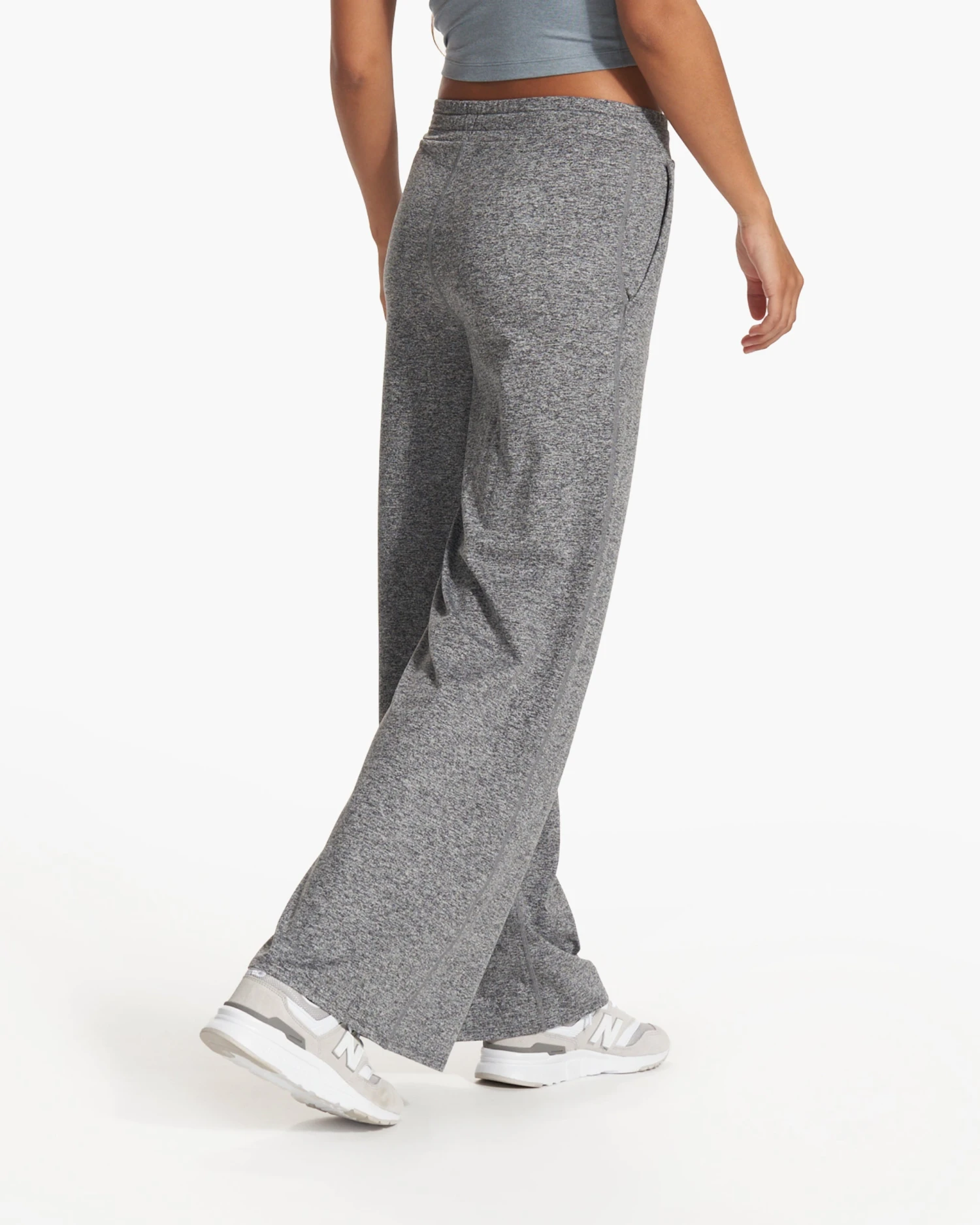 Halo Essential Wideleg | Heather Grey 4 Halo Essential Wideleg | Heather Grey - Image 4