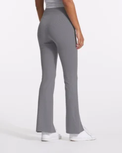 Lux Rib Split Bootcut | Heather Grey 9 Lux Rib Split Bootcut | Heather Grey -Vuori Clothing Store VW4042HTG SP23 W ECOMM BOTTOM 6468 1x1 c2891ec8 d529 4a1b 943e 8f7c466ab8ee