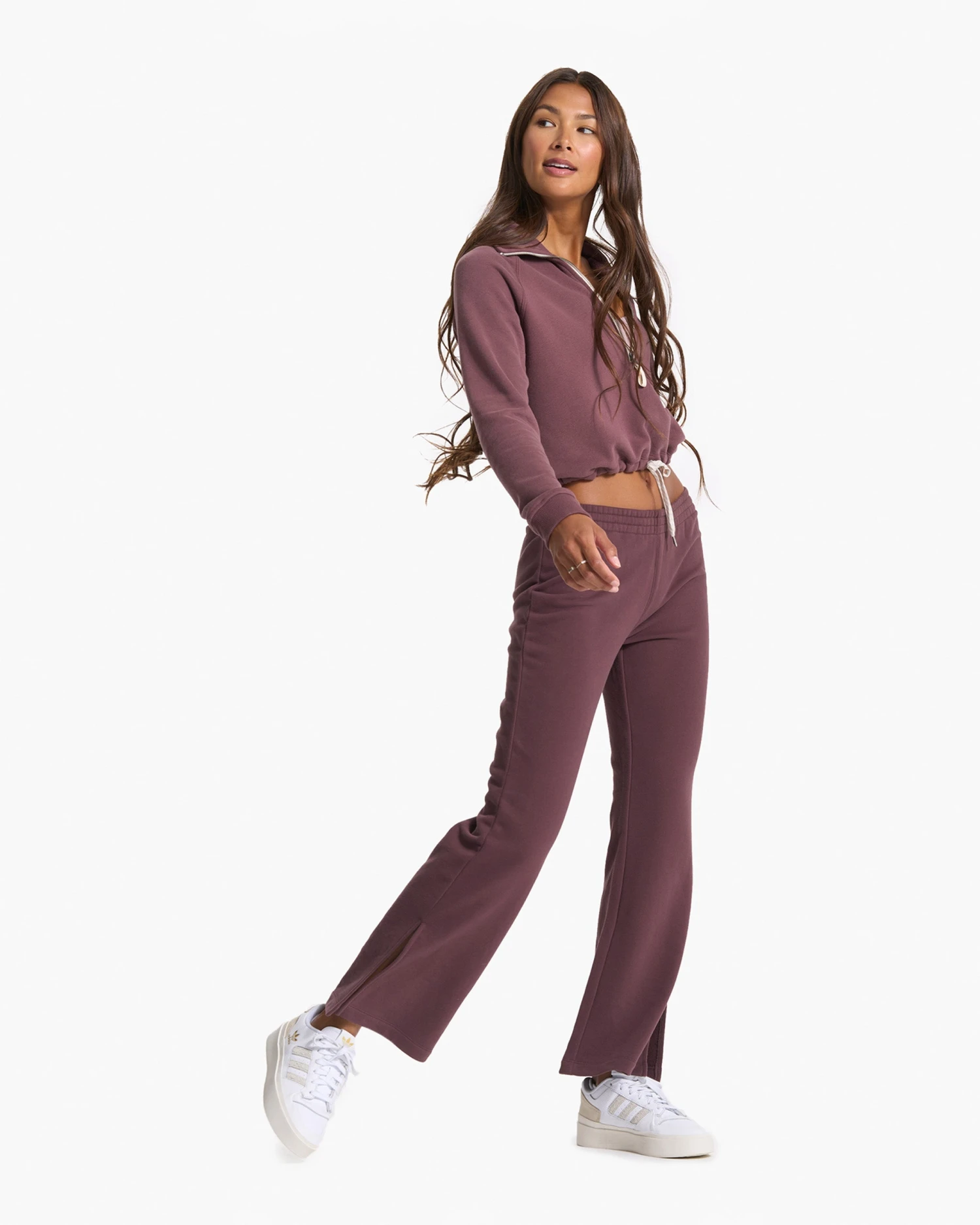 Sedona Wideleg Sweatpant | Chestnut 6 Sedona Wideleg Sweatpant | Chestnut - Image 6