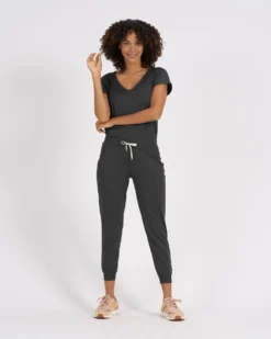 All Day Jumpsuit | Charcoal Heather