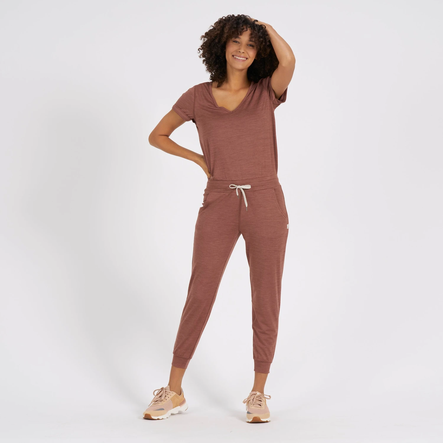 All Day Jumpsuit | Terracotta Heather 1 All Day Jumpsuit | Terracotta Heather