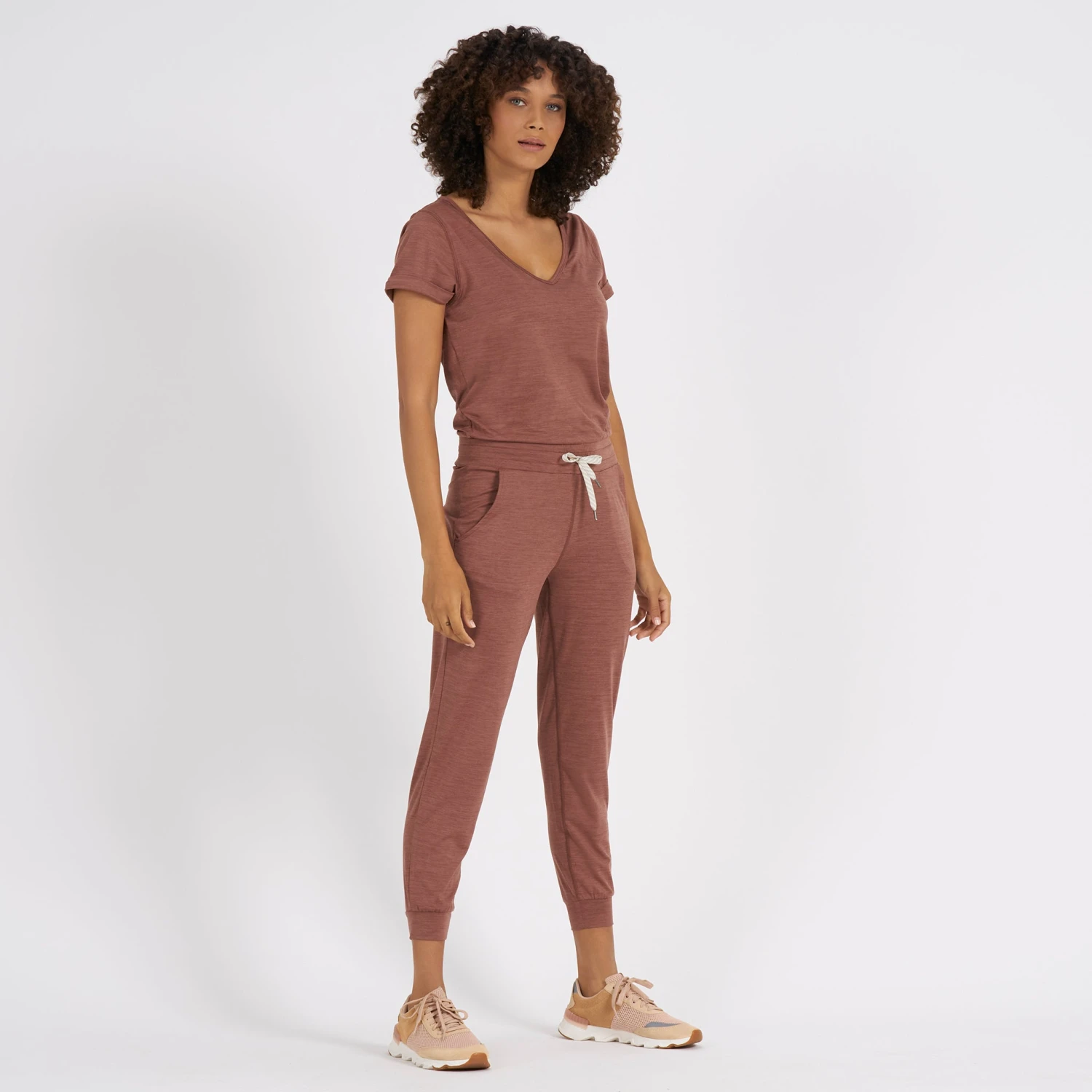 All Day Jumpsuit | Terracotta Heather 3 All Day Jumpsuit | Terracotta Heather - Image 3
