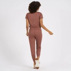 All Day Jumpsuit | Terracotta Heather 9 All Day Jumpsuit | Terracotta Heather -Vuori Clothing Store VW424HTE 5