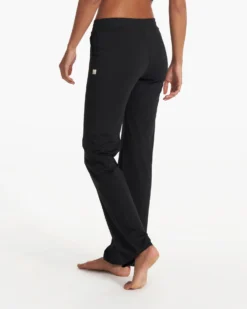 Halo Wide Leg Flare Pant | Black -Vuori Clothing Store VW425BLK SP21 W ECOMM BOTTOM 3474