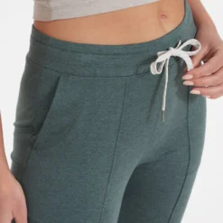 Halo Wide Leg Flare Pant | Kelp Heather -Vuori Clothing Store VW425HKE 6037