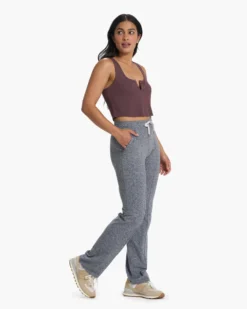 Halo Wide Leg Flare Pant | Heather Grey -Vuori Clothing Store VW425HTG SP21 W ECOMM FULL 3887