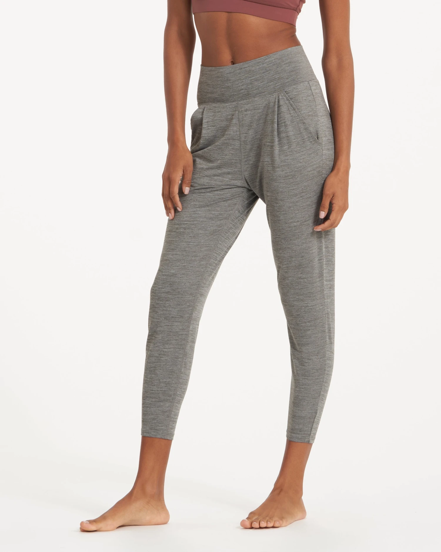 Lux At Ease Pant | Heather Grey 1 Lux At Ease Pant | Heather Grey