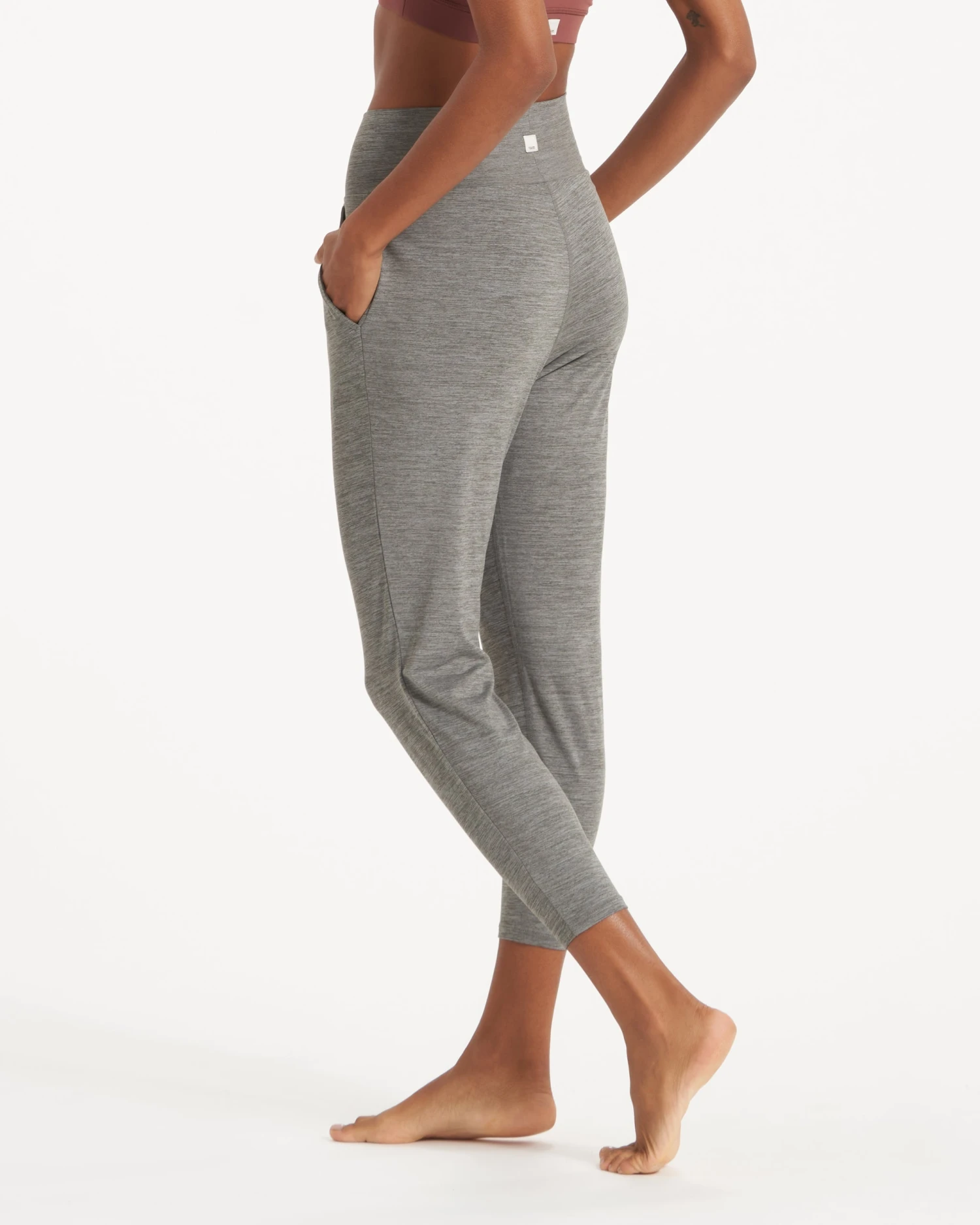 Lux At Ease Pant | Heather Grey 2 Lux At Ease Pant | Heather Grey - Image 2