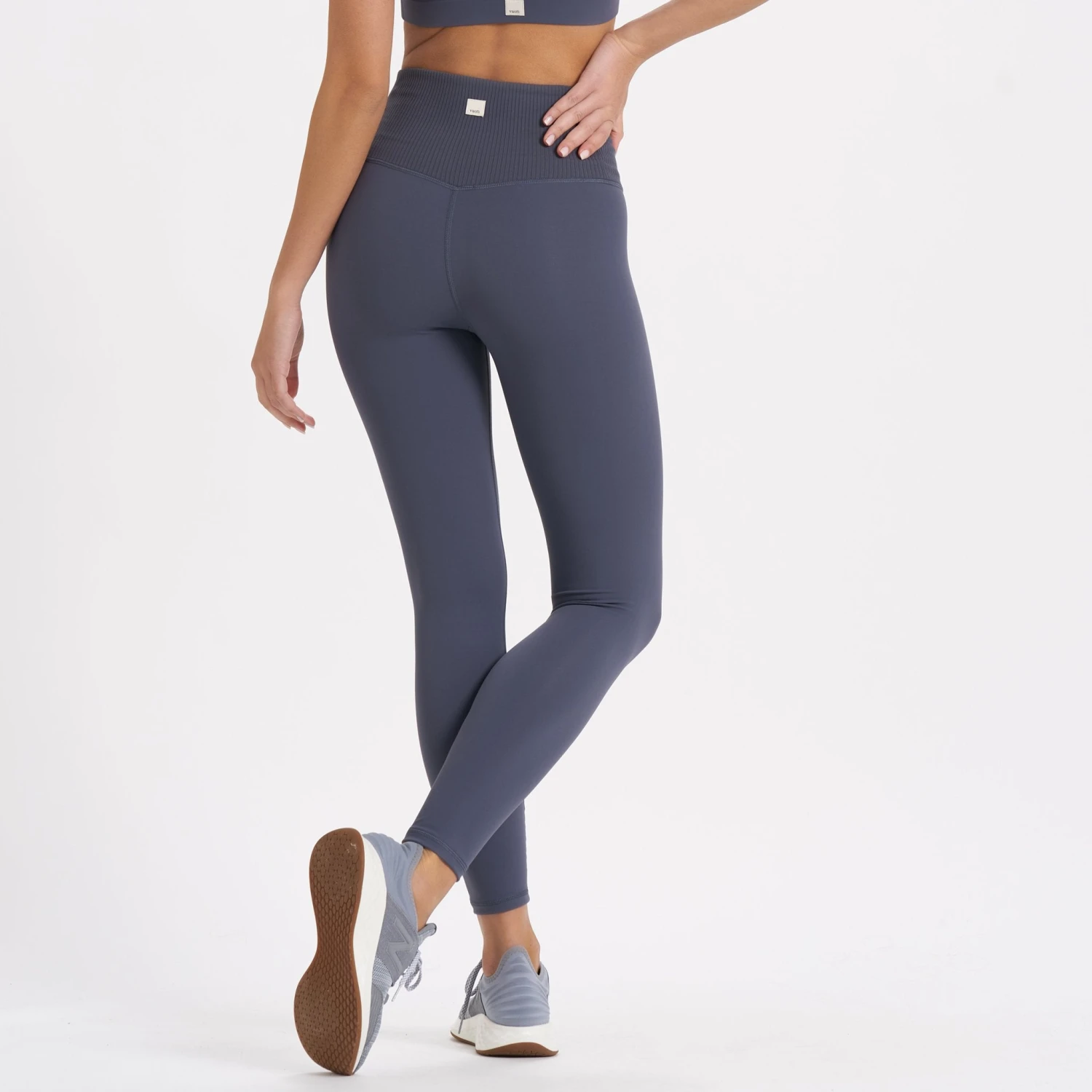 Rib Studio Legging | Azure 1 Rib Studio Legging | Azure