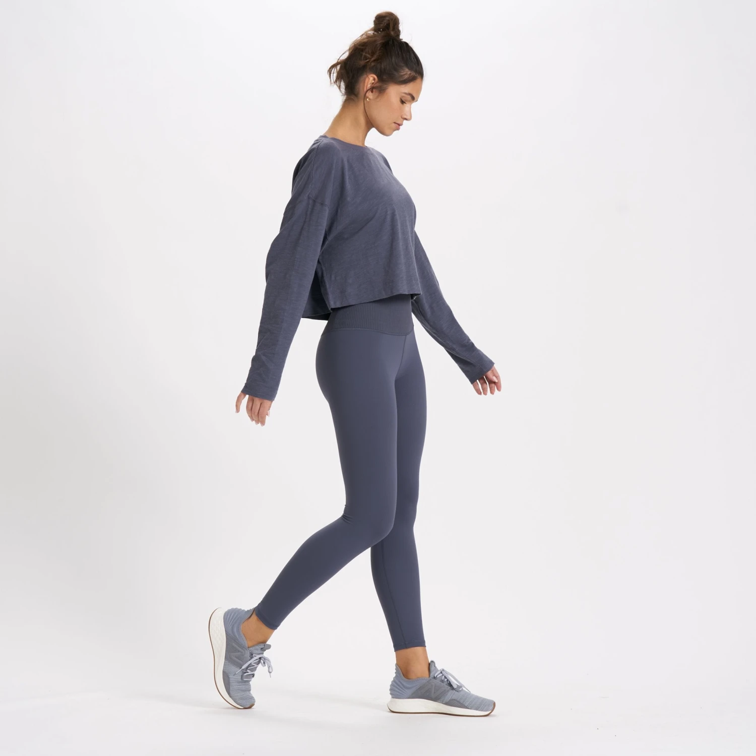Rib Studio Legging | Azure 5 Rib Studio Legging | Azure - Image 5