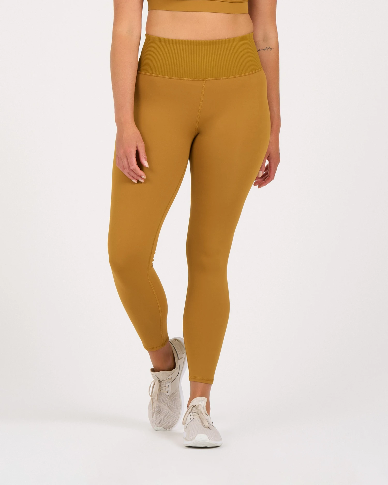 Rib Studio Legging | Dark Golden 5 Rib Studio Legging | Dark Golden - Image 5