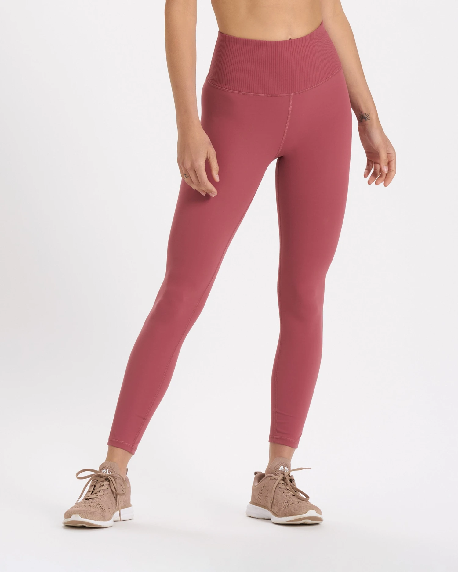 Rib Studio Legging | Desert Rose 2 Rib Studio Legging | Desert Rose - Image 2
