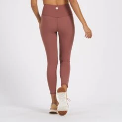 Rib Studio Legging | Terracotta 6 Rib Studio Legging | Terracotta -Vuori Clothing Store VW428TER 3