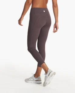 Stride Legging | Plum -Vuori Clothing Store VW429PLU FA23 W ECOMM PANTS BACK BOTTOMS 6